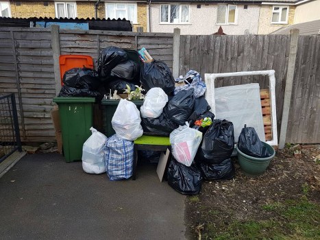 Professionals conducting house clearance in Seven Kings