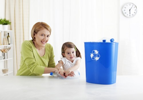 Professional waste removal services team